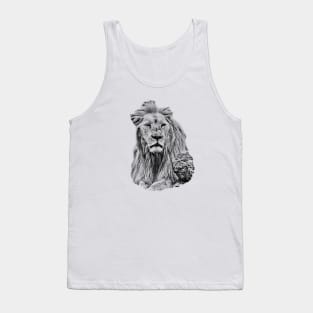 Lion portrait Tank Top